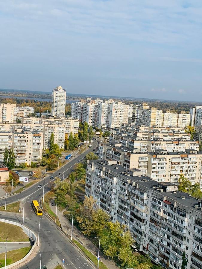Penthouse Apartment Panoramic View 基輔 外观 照片